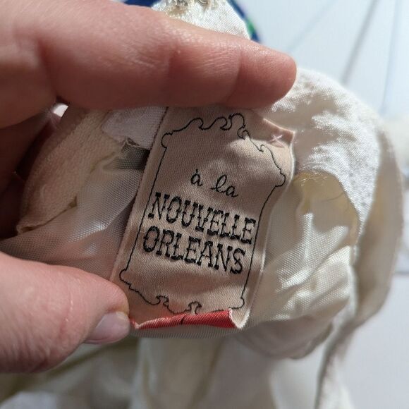 Hugh Garber Maxi dress 60s fruit print pockets sleeveless size 6 - Picture 11 of 12